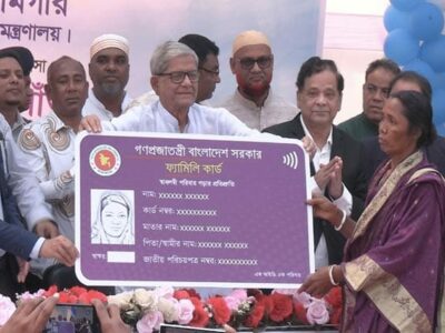 ‘ফ্যামিলি কার্ডের’ লক্ষ্য নারীর ক্ষমতায়ন: বললেন মির্জা ফখরুল