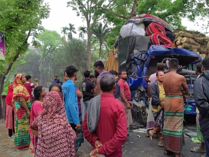 ঈদের আগে একের পর এক সড়ক দুর্ঘটনা! মাদারীপুর পিকআপ-ট্রাকের মুখোমুখি সংঘর্ষ, শিশুসহ আহত ১০