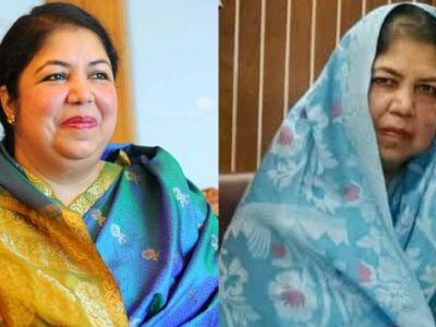 শিরীন শারমিনকে কারাগারে নেওয়ার সময় আদালতে ‘জয় বাংলা’ স্লোগান