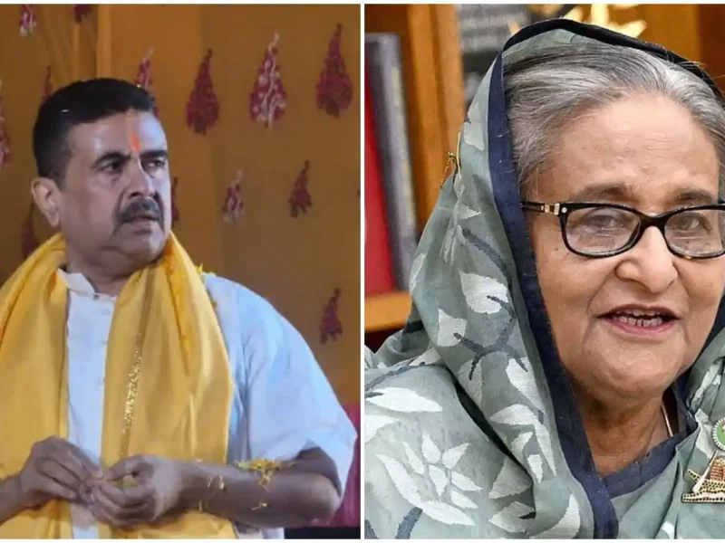 পশ্চিমবঙ্গের নতুন মুখ্যমন্ত্রী শুভেন্দু অধিকারীকে শুভেচ্ছাবার্তা শেখ হাসিনার!