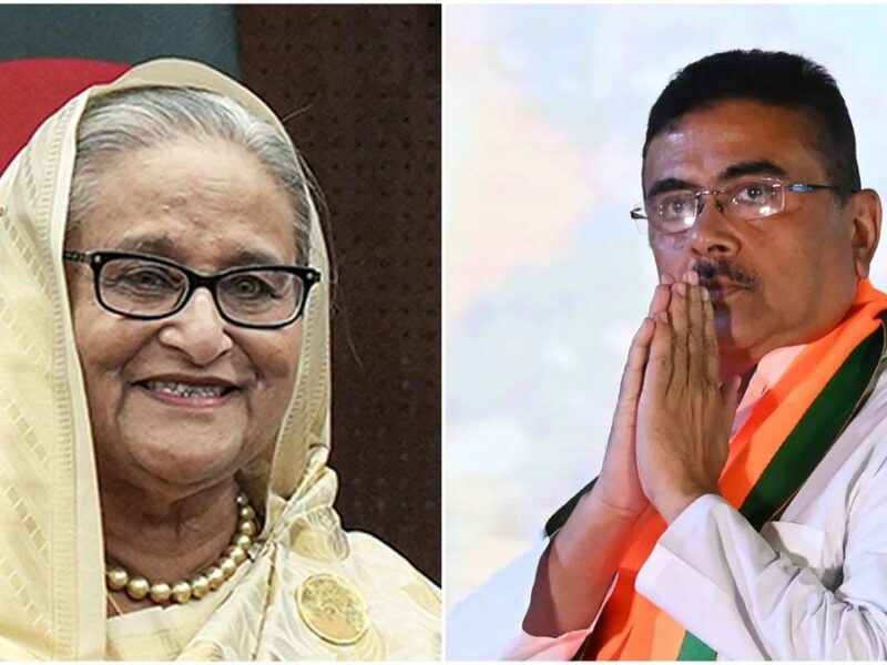 পশ্চিমবঙ্গের বিজেপি নেতা শুভেন্দু অধিকারীকে অভিনন্দন জানালেন বঙ্গবন্ধু কন্যা শেখ হাসিনা