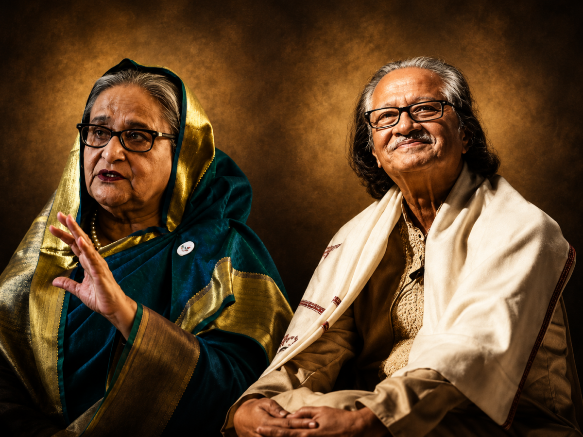 শিল্পী মুস্তাফা মনোয়ারের প্রয়াণে বঙ্গবন্ধুকন্যা শেখ হাসিনার শোকপ্রকাশ