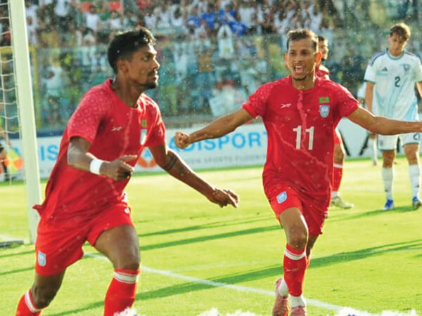 সান মারিনোর বিপক্ষে জোড়া গোলে ইতিহাসের রাতে উজ্জ্বল তপু বর্মন