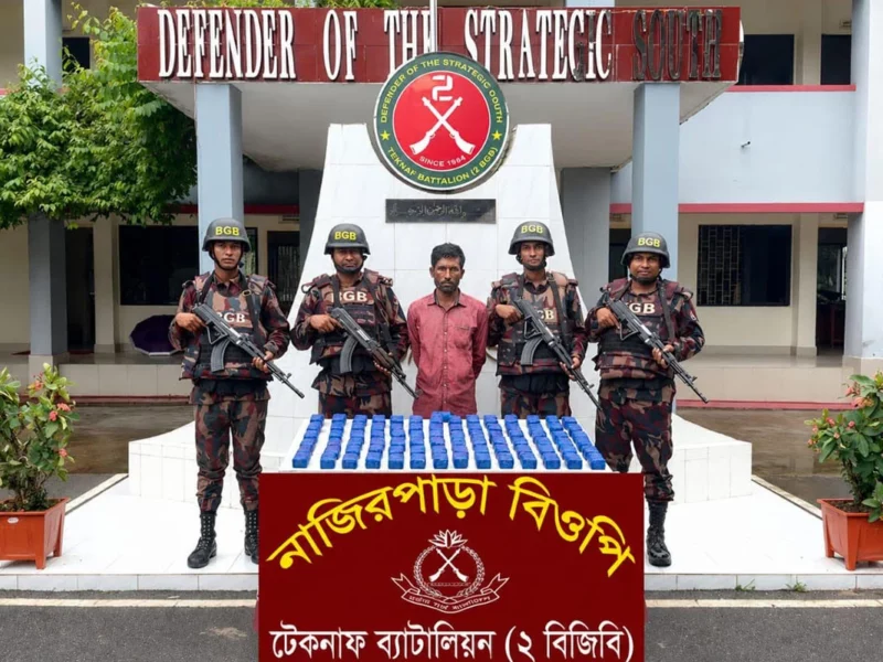 টেকনাফে ১ লাখ ৭০ হাজার ইয়াবাসহ কারবারিকে আটক
