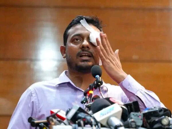 চোখে পট্টি বেঁধে আলিফ সেজে নতুন নাটক শুরু করেছেন পাটোয়ারী