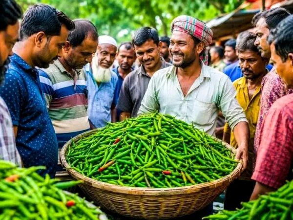 ভারতীয় কাঁচামরিচ আমদানির পরেই সাতক্ষীরায় একদিনেই দেশি মরিচের দাম কেজিতে কমলো ১৫০ টাকা