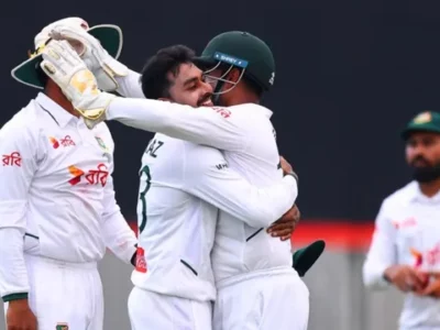 বাংলাদেশের ক্রিকেট ইতিহাসের সবচেয়ে বড় জয়ে বিদেশের মাটিতে বসেই সোনার ছেলেদের প্রাণঢালা  অভিনন্দন জানালেন শেখ হাসিনা