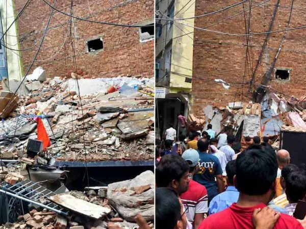 ভারতের দিল্লিতে ৬ তলা ভবন ধস! বহু হতাহতের আশঙ্কা