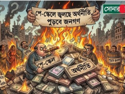 টলায়মান গদি রক্ষায় সরকারি চাকরিজীবীদের নতুন পে-স্কেল, পে-স্কেলে জ্বলছে অর্থনীতি, পুড়বে জনগণ…! বেতন বাড়ালেই কি সরকারী দপ্তরে ঘুষ দুর্নীতি, হয়রানি বন্ধ হবে?