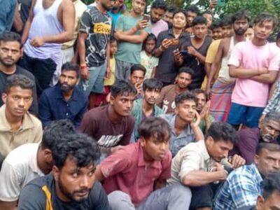 অবৈধভাবে সীমান্ত পার হতে গিয়ে বিএসএফ-এর জালে ২৫ জন বাংলাদেশি নাগরিক!