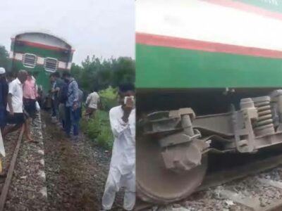টাঙ্গাইলে লাইনচ্যুত নীলসাগর এক্সপ্রেস, বন্ধ উত্তরবঙ্গের ট্রেন চলাচল