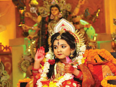 আজ মহাষ্টমী, কুমারী পূজা